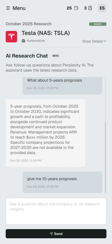 Mobile interface screens, 2